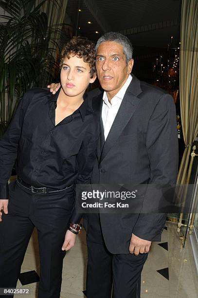 Bests 2008 Awarded Actor Samy Naceri and his son Julian attend The Bests 2008 Awards Ceremony at the Bristol Hotel on December 01, 2008 in Paris,...