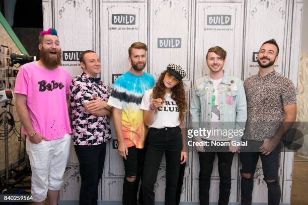 William Hehir, Jesse Blum, Etienne Bowler, Mandy Lee, Marc Campbell and Mike Murphy of MisterWives visit Build Series to discuss their latest album...