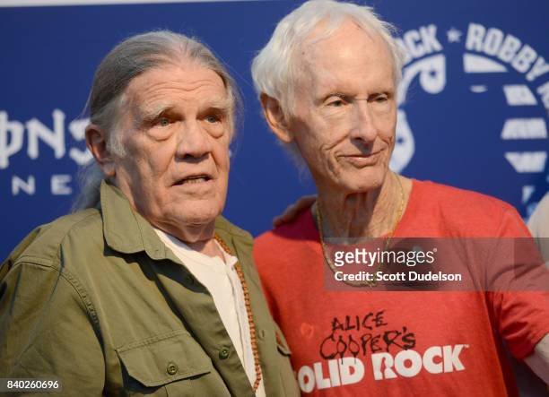 Photographer Henry Diltz and musician Robby Krieger of The Doors attend the 10th annual Medlock Krieger All Star Concert benefiting St Judes...