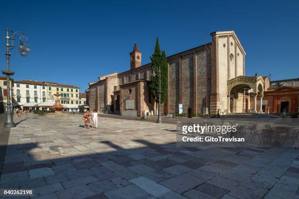 bassano del grappa, church of san francesco - bassano del grappa stock pictures, royalty-free photos & images