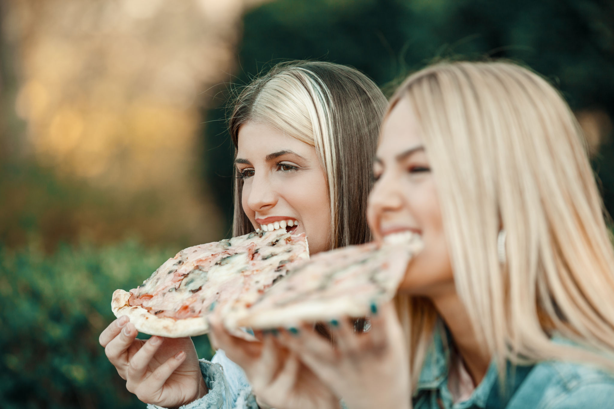 Women enjoying outside Women enjoying outside