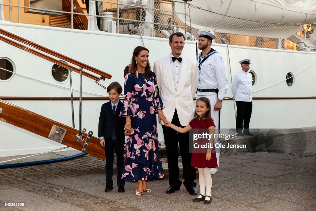 Prince Nikolai Of Denmark Celebrates His 18th Birthday At The Royal Ship Dannebrog