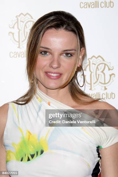 Christiane Filangieri attends the opening of the world`s first Cavalli Club on December 13, 2008 in Florence, Italy.