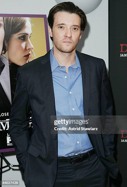 Actor Jason Butler Harner attends "Damages" second season premiere at DGA Theater on December 13, 2008 in New York City.