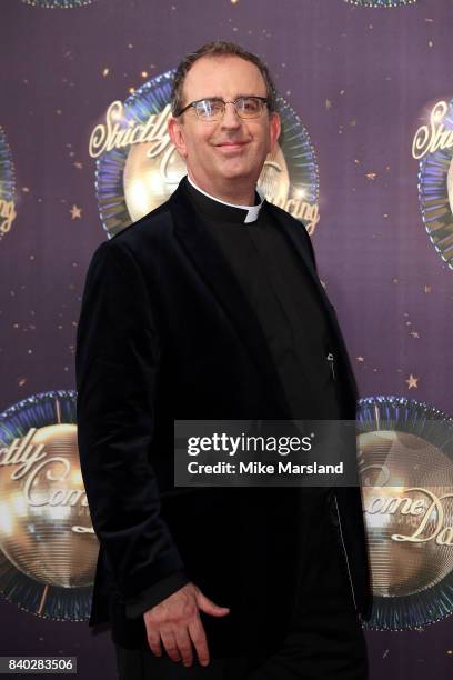Reverend Richard Coles attends the 'Strictly Come Dancing 2017' red carpet launch at The Piazza on August 28, 2017 in London, England.