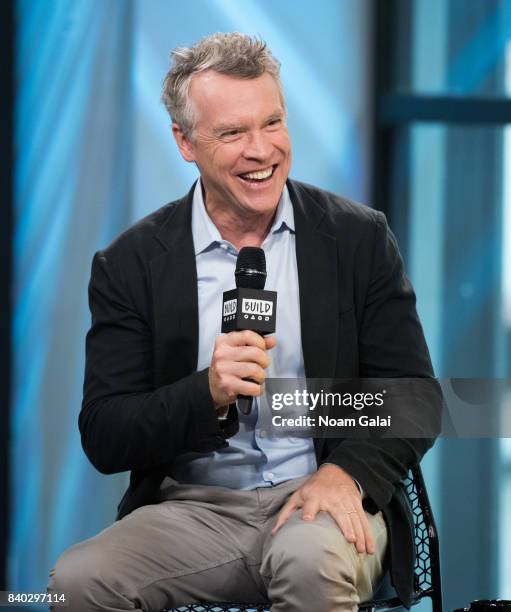 Tate Donovan visits Build Series to discuss "Celebrity Autobiography" at Build Studio on August 28, 2017 in New York City.