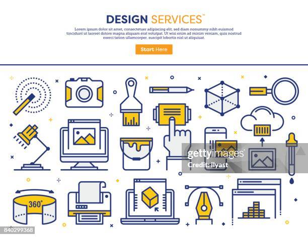 design services concept - understand customer stock illustrations