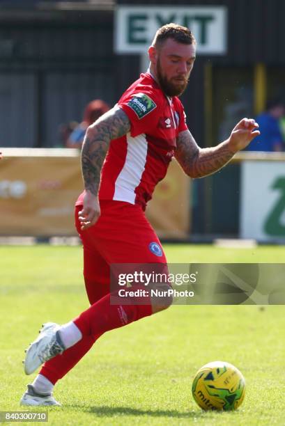 Billy Bricknell of Billericay Town during Bostik League Premier Division match between Thurrock vs Billericay Town at Ship Lane Ground, Aveley on 28...