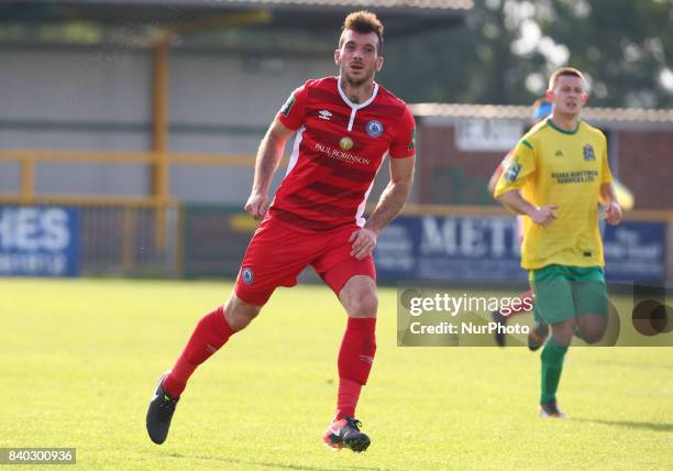 Joseph Ellul of Billericay Town during Bostik League Premier Division match between Thurrock vs Billericay Town at Ship Lane Ground, Aveley on 28...