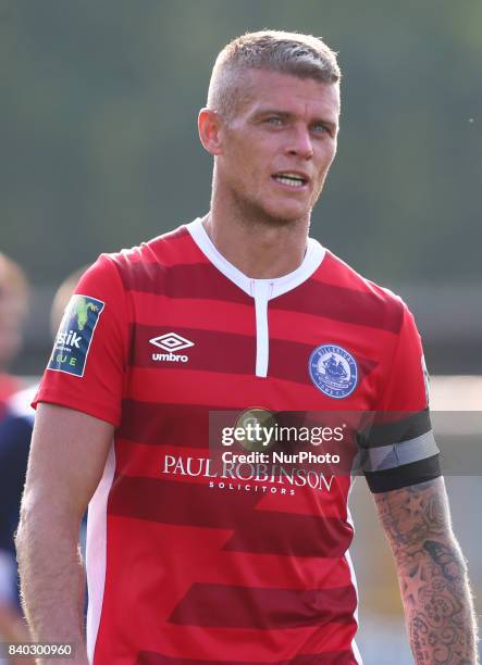 Paul Konchesky of Billericay Town during Bostik League Premier Division match between Thurrock vs Billericay Town at Ship Lane Ground, Aveley on 28...