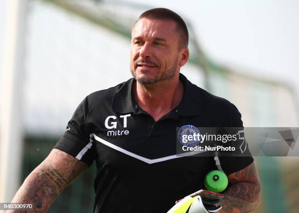 Glenn Tamplin manager of Billericay Town during Bostik League Premier Division match between Thurrock vs Billericay Town at Ship Lane Ground, Aveley...