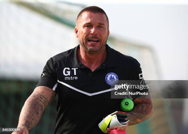 Glenn Tamplin manager of Billericay Town during Bostik League Premier Division match between Thurrock vs Billericay Town at Ship Lane Ground, Aveley...