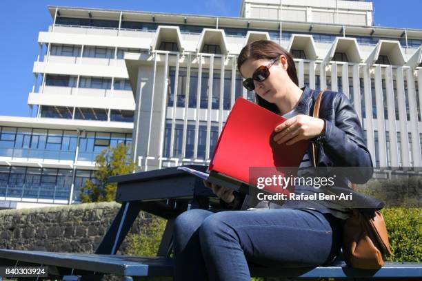 university college woman student - auckland university stock pictures, royalty-free photos & images