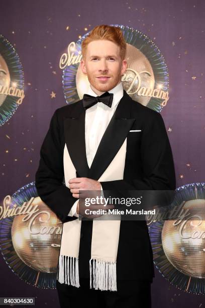 Dancer Neil Jones attends the 'Strictly Come Dancing 2017' red carpet launch at The Piazza on August 28, 2017 in London, England.