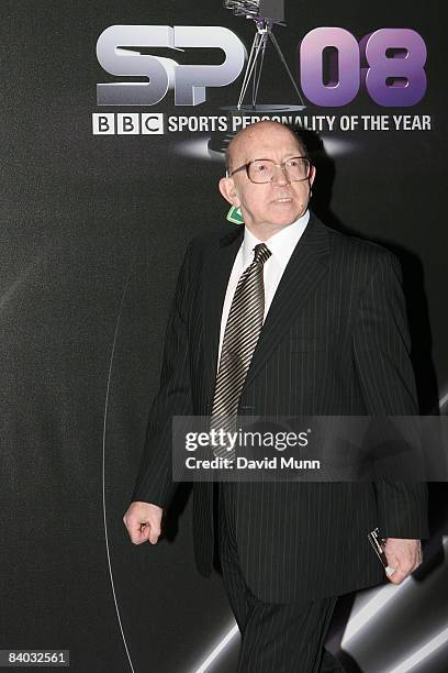 Nobby Stiles arrives for the BBC Sports Personality of the Year awards at the Liverpool Echo Arena on December 14, 2008 in Liverpool, England.