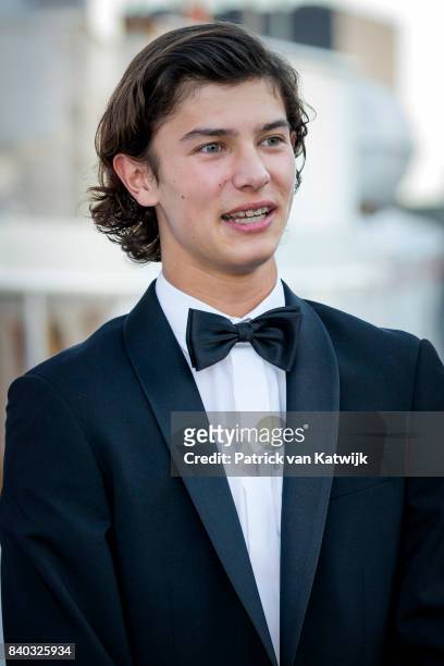 Prince Nikolai of Denmark attends his 18th birthday celebration of Prince Nikolai at royal ship Dannebrog on August 28, 2017 in Copenhagen, Denmark.