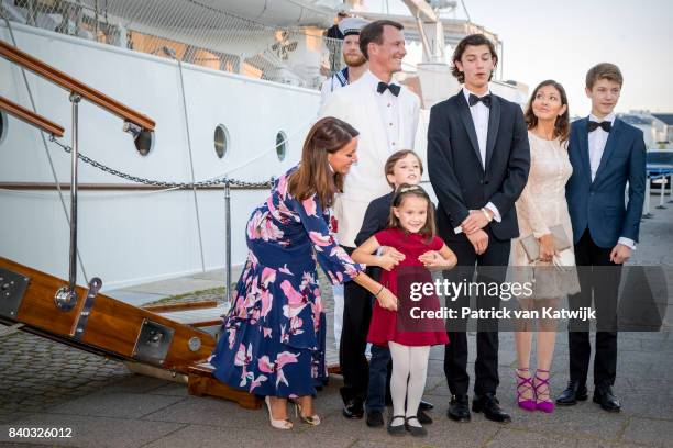 Princess Marie of Denmark, Prince Joachim of Denmark, Prince Henrik of Denmark, Princess Athena of Denmark, Prince Nikolai of Denmark, Countess...