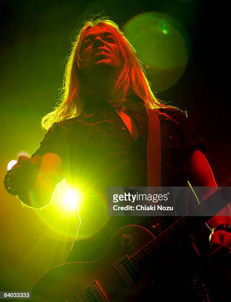 Chris Robertson of Black Stone Cherry performs at Brixton Academy on December 14, 2008 in London, England .