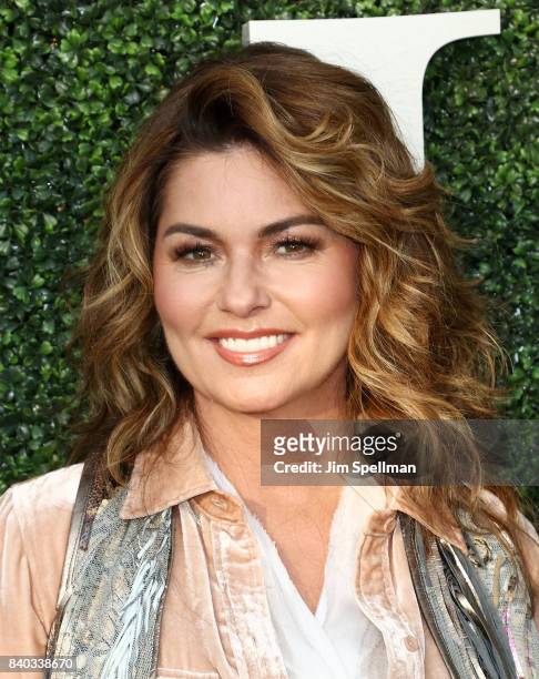 Singer/songwriter Shania Twain attends the 17th Annual USTA Foundation Opening Night Gala at USTA Billie Jean King National Tennis Center on August...