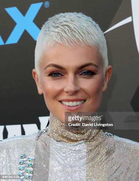 Actress Serinda Swan attends the premiere of ABC and Marvel's "Inhumans" at Universal CityWalk on August 28, 2017 in Universal City, California.