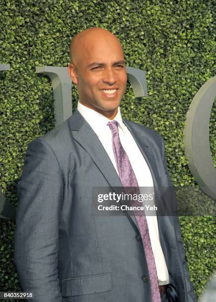 James Blake attends 17th Annual USTA Foundation opening night gala at USTA Billie Jean King National Tennis Center on August 28, 2017 in the Queens...