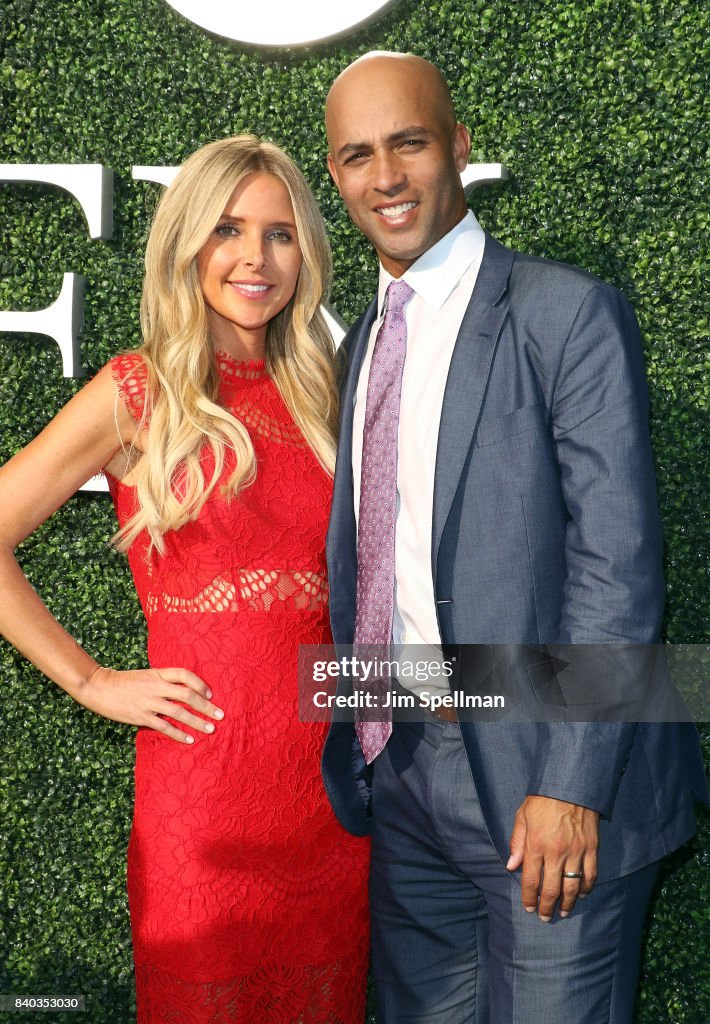 Tennis player James Blake and wife Emily Snider attend the 17th... News