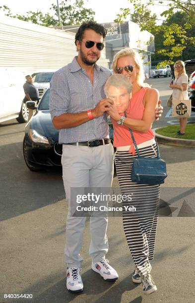 Luke Bryan and Caroline Boyer attend 17th Annual USTA Foundation opening night gala at USTA Billie Jean King National Tennis Center on August 28,...