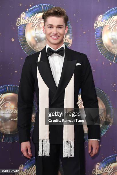 Pritchard attends the 'Strictly Come Dancing 2017' red carpet launch at Broadcasting House on August 28, 2017 in London, England.