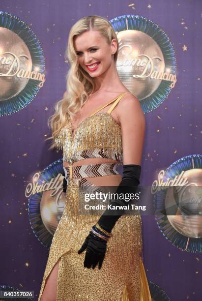 Nadiya Bychkova attends the 'Strictly Come Dancing 2017' red carpet launch at Broadcasting House on August 28, 2017 in London, England.