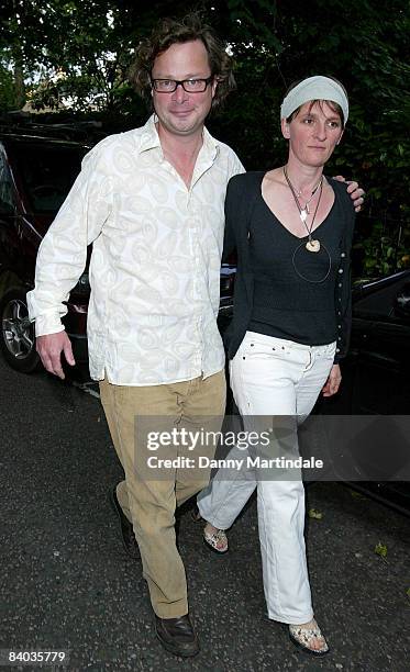 Hugh Fearnley-Whittingstall and guest attend the Observer Ethical Awards 2008 at Hempel Hotel on June 5, 2008 in London, England.