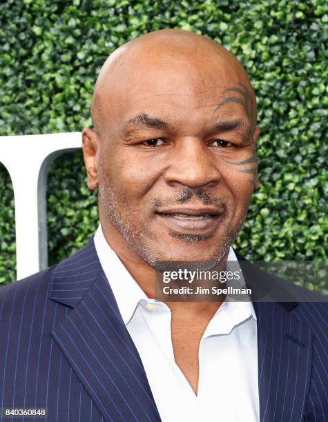 Mike Tyson attends the 17th Annual USTA Foundation Opening Night Gala at USTA Billie Jean King National Tennis Center on August 28, 2017 in the...