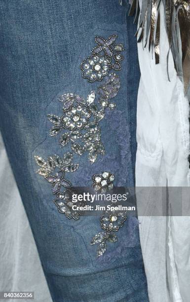 Singer/songwriter Shania Twain, pants detail, attends the 17th Annual USTA Foundation Opening Night Gala at USTA Billie Jean King National Tennis...