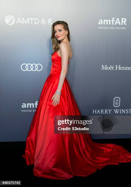 Kelly Prehn attends the amfAR Hong Kong Gala at Shaw Studios on March 25, 2017 in Hong Kong.