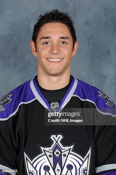 Alec Martinez of the Los Angeles Kings poses for his official headshot for the 2008-2009 NHL season.