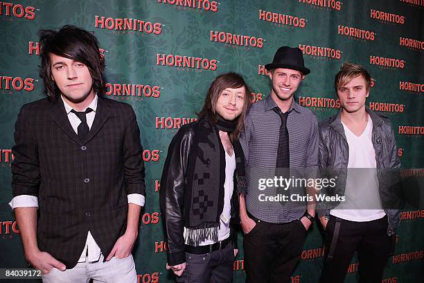 Music recording group The It Boys attend "Hornitos Midnight in the Garden of Agave" party at The Smog Shoppe on December 11, 2008 in Los Angeles,...