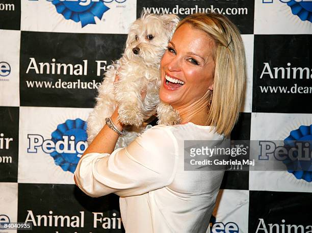 Juliet Huddy attends Animal Fair Magaine's 3rd annual Toys for Dogs event benefiting the Humane Society of New York and Animal Care and Control at...