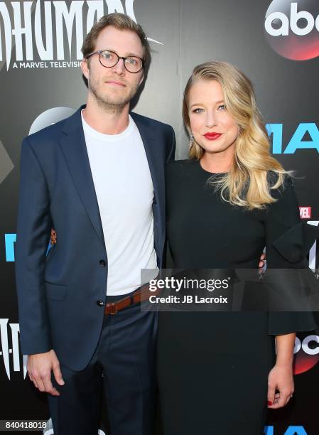 Ellen Woglom attends the world premiere of "Inhumans" at Universal CityWalk on August 28, 2017 in Universal City California.