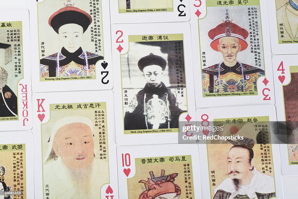 Close-up of playing cards