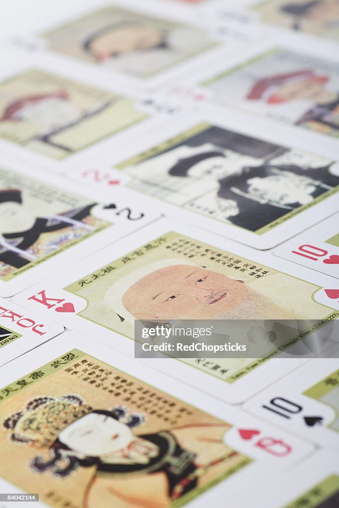 Close-up of playing cards