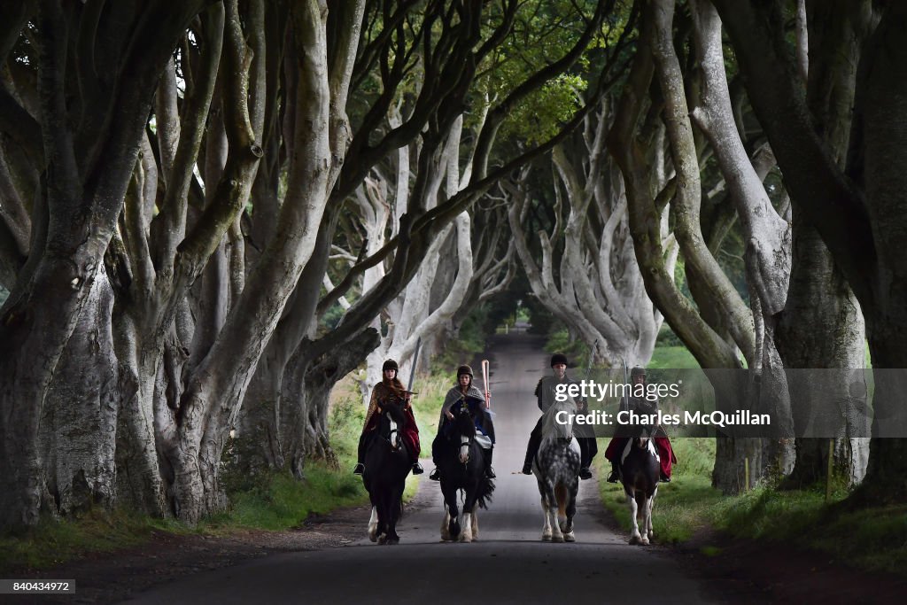 Game of Thrones' 'Dark Hedges' Welcome the Queen's Baton Relay