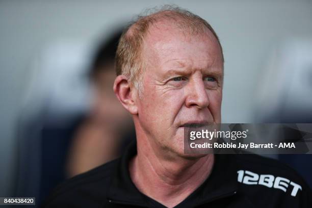 Gary Megson assistant head coach / manager of West Bromwich Albion during the Premier League match between West Bromwich Albion and Stoke City at The...