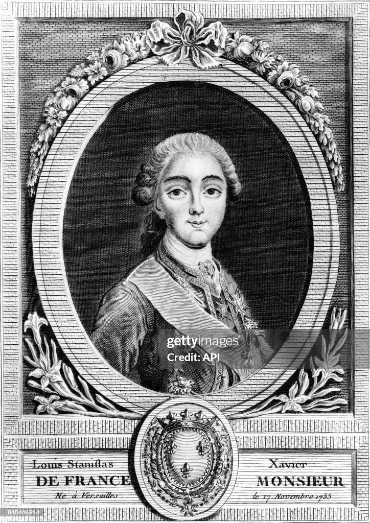 Portrait de Louis Stanislas Xavier de France