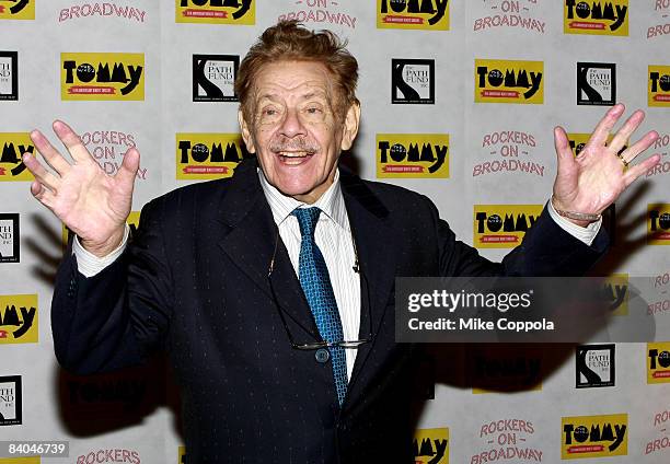 Jerry Stiller attends "The Who's Tommy" 15th Anniversary Concert at the August Wilson Theatre on December 15, 2008 in New York City.