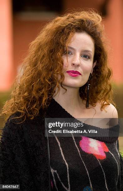 Italian actress Simona Borioni attends the "Doctor Clown" photocall on December 15, 2008 in Rome, Italy.