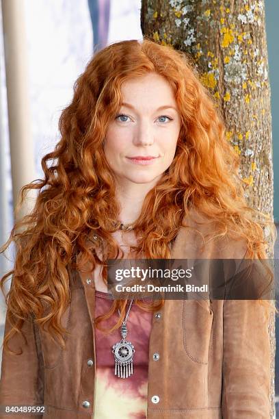 Marleen Lohse posing during the set visit of the ZDF show 'Bella Germania' on August 29, 2017 in Munich, Germany.