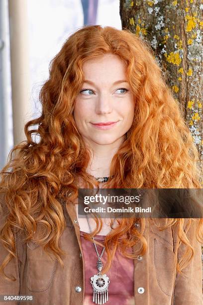 Marleen Lohse posing during the set visit of the ZDF show 'Bella Germania' on August 29, 2017 in Munich, Germany.