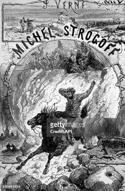 Couverture du livre "Michel Strogoff" de Jules Verne.