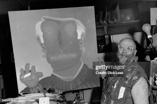 Mendelson Joe got a $32,000 grant for his Liars series of paintings, which includes one of Brian Mulroney with a backside for a face.