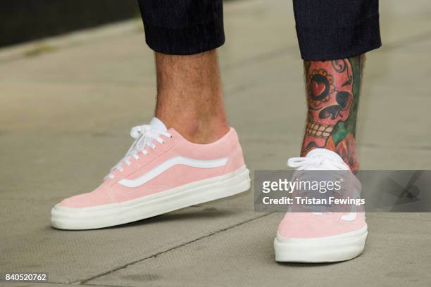 Aaron Chalmers attends the Geordie Shore series 15 premiere photocall at MTV London on August 29, 2017 in London, England.