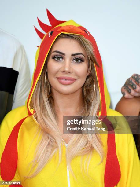 Chloe Ferry attends the "Geordie Shore: Land of Hope and Geordie" series 15 Launch at the MTV HQ on August 29, 2017 in London, England. Chloe is...